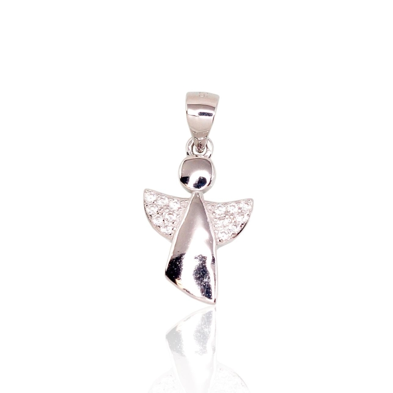 Sidabrinis pakabukas, Sidabras 925°, rodis (padengti), Cirkoniai