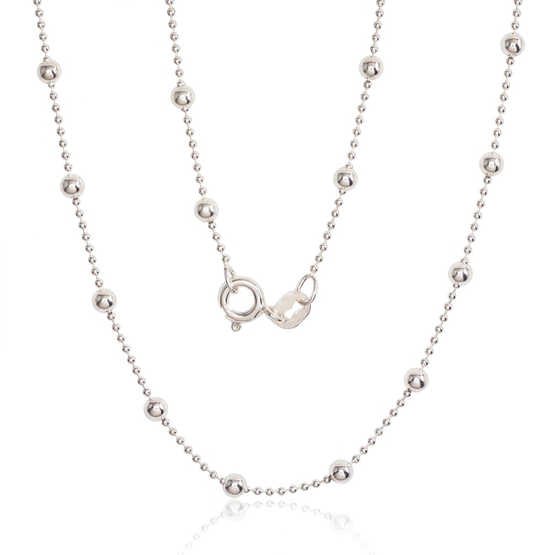 Sidabrinė grandinėlė Bead 1-3 mm, Sidabras 925°