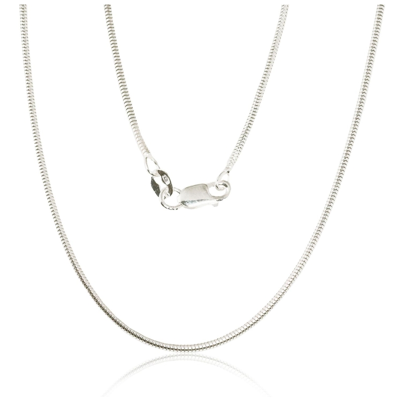 Sidabrinė grandinėlė Snake 1, 5 mm, Sidabras 925°
