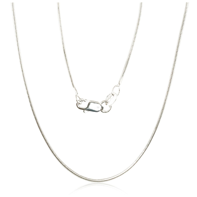 Sidabrinė grandinėlė Snake 1 mm, Sidabras 925°