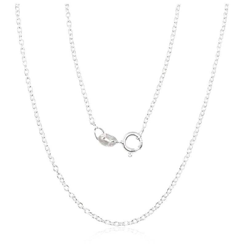 Sidabrinė grandinėlė Anchor round 1, 1 mm, Sidabras 925°