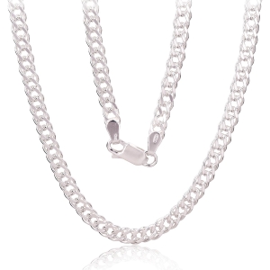 Sidabrinė grandinėlė Rombo 5. 5 mm, briaunų apdirbimas deimantu, Sidabras 925°