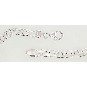 Sidabrinė grandinėlė Rombo 5. 5 mm, briaunų apdirbimas deimantu, Sidabras 925°