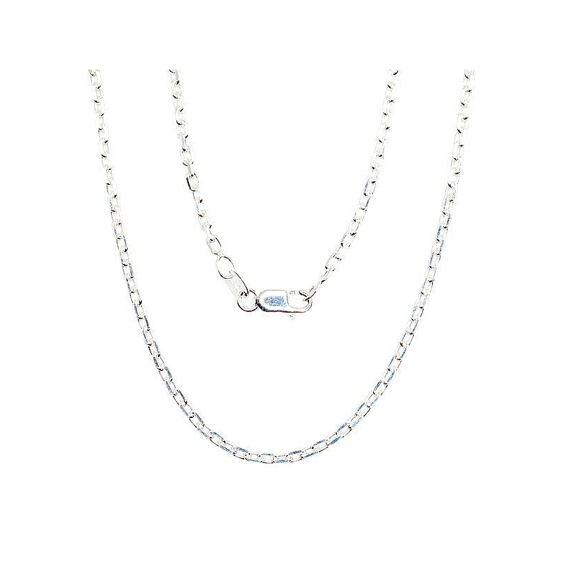 Sidabrinė grandinėlė Anchor 2. 1 mm, briaunų apdirbimas deimantu, Sidabras 925°