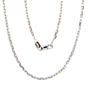 Sidabrinė grandinėlė Anchor 2. 1 mm, briaunų apdirbimas deimantu, Sidabras 925°, rodis (padengti)