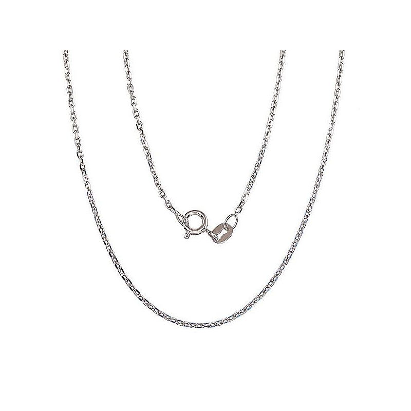Sidabrinė grandinėlė Anchor 1. 2 mm, briaunų apdirbimas deimantu, Sidabras 925°, rodis (padengti)